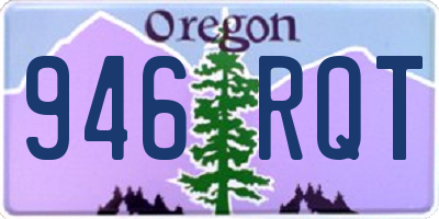 OR license plate 946RQT