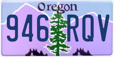 OR license plate 946RQV