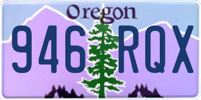 OR license plate 946RQX
