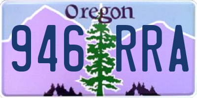 OR license plate 946RRA