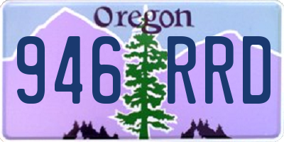 OR license plate 946RRD