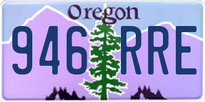OR license plate 946RRE