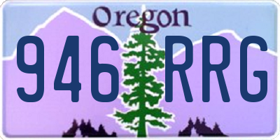 OR license plate 946RRG