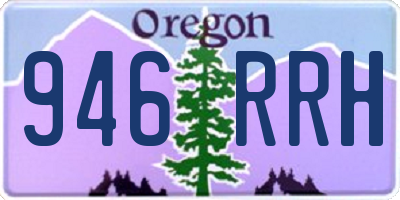 OR license plate 946RRH