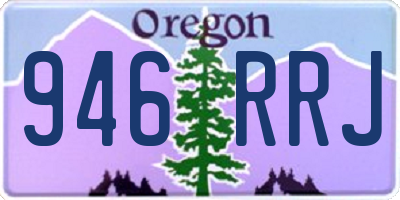 OR license plate 946RRJ
