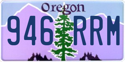 OR license plate 946RRM