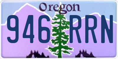OR license plate 946RRN