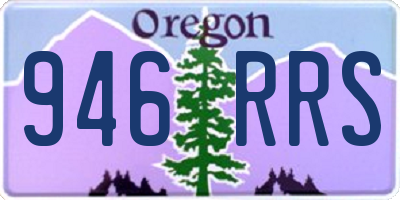 OR license plate 946RRS