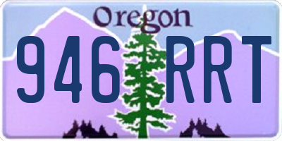 OR license plate 946RRT