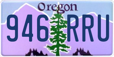 OR license plate 946RRU