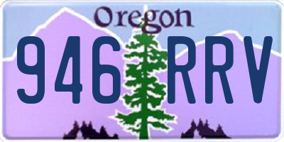 OR license plate 946RRV