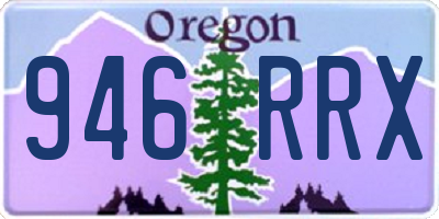 OR license plate 946RRX