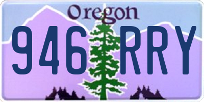 OR license plate 946RRY