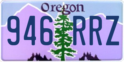 OR license plate 946RRZ
