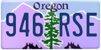 OR license plate 946RSE
