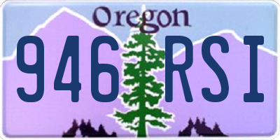 OR license plate 946RSI