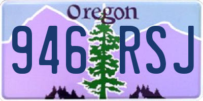 OR license plate 946RSJ