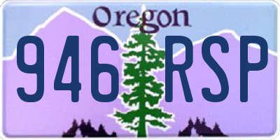OR license plate 946RSP