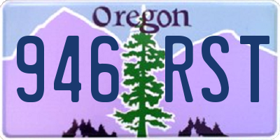 OR license plate 946RST