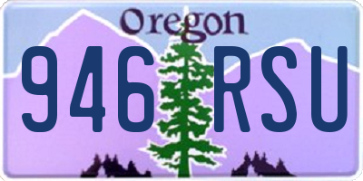 OR license plate 946RSU