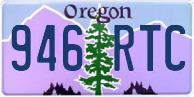 OR license plate 946RTC