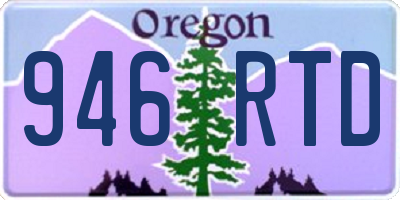 OR license plate 946RTD