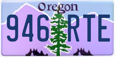 OR license plate 946RTE
