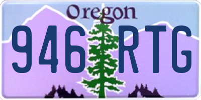 OR license plate 946RTG