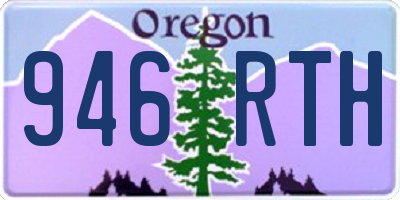 OR license plate 946RTH