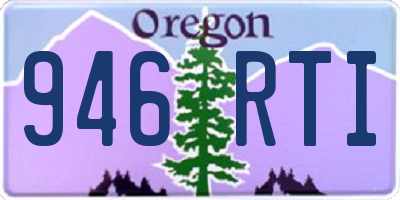 OR license plate 946RTI