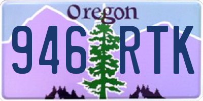 OR license plate 946RTK