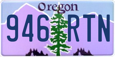 OR license plate 946RTN
