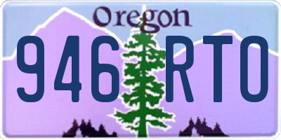 OR license plate 946RTO