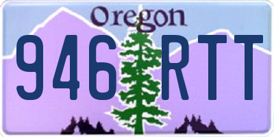 OR license plate 946RTT