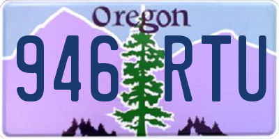 OR license plate 946RTU