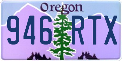 OR license plate 946RTX