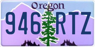 OR license plate 946RTZ