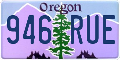 OR license plate 946RUE