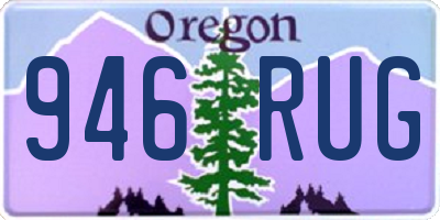 OR license plate 946RUG