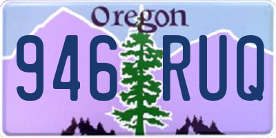 OR license plate 946RUQ