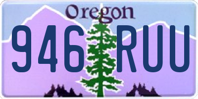 OR license plate 946RUU