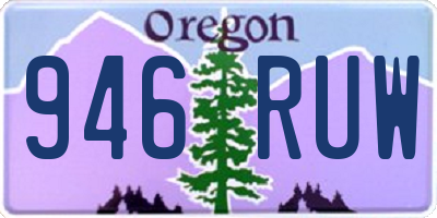 OR license plate 946RUW