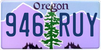 OR license plate 946RUY