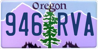 OR license plate 946RVA