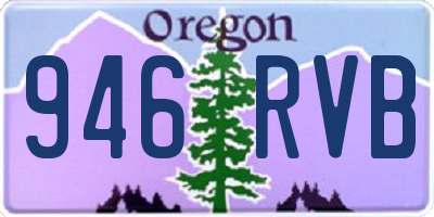 OR license plate 946RVB