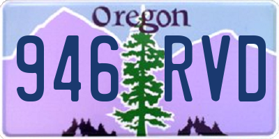OR license plate 946RVD