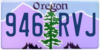 OR license plate 946RVJ