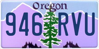 OR license plate 946RVU