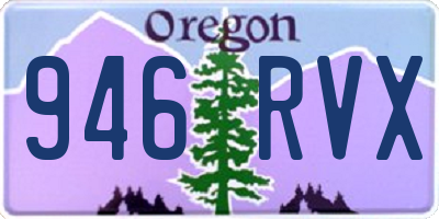OR license plate 946RVX
