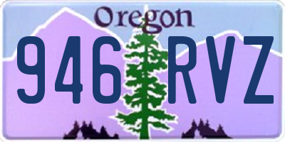 OR license plate 946RVZ